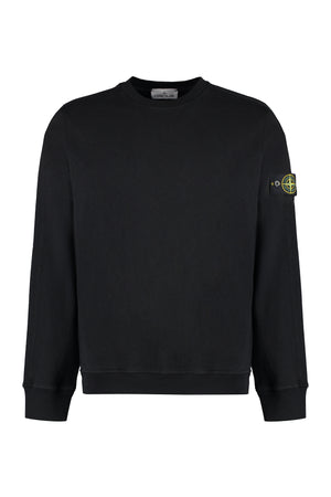 Cotton crew-neck sweatshirt-0